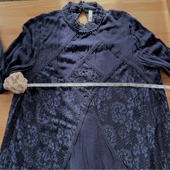 NWOT Xhilaration Lace Sheer Midi Dress - Picture 9 of 14